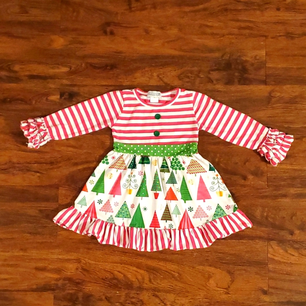 Christmas Tree Dress 2T